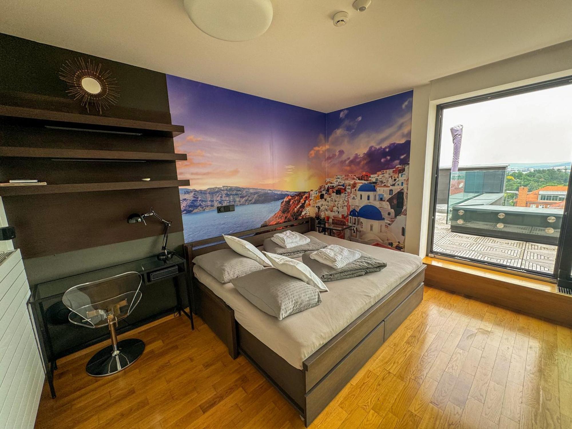 Apartman Se Saunou A Terasou S Vyhledem Na Брно Экстерьер фото