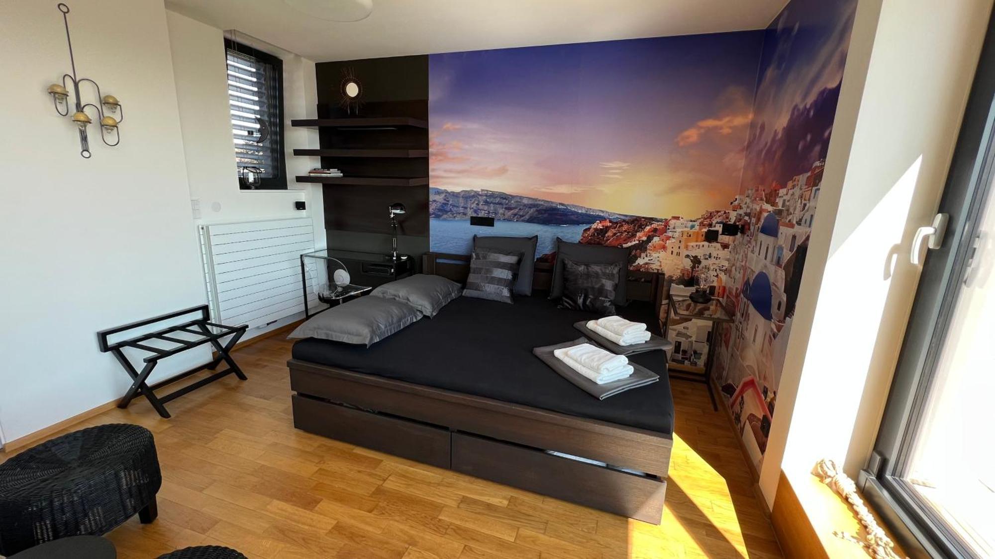 Apartman Se Saunou A Terasou S Vyhledem Na Брно Экстерьер фото