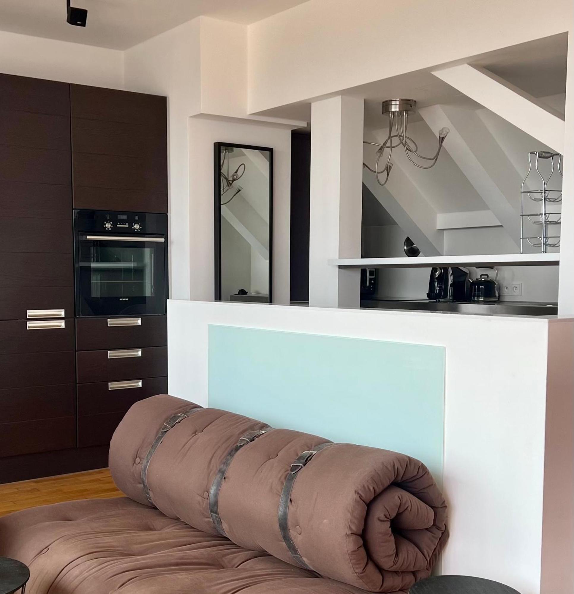 Apartman Se Saunou A Terasou S Vyhledem Na Брно Экстерьер фото