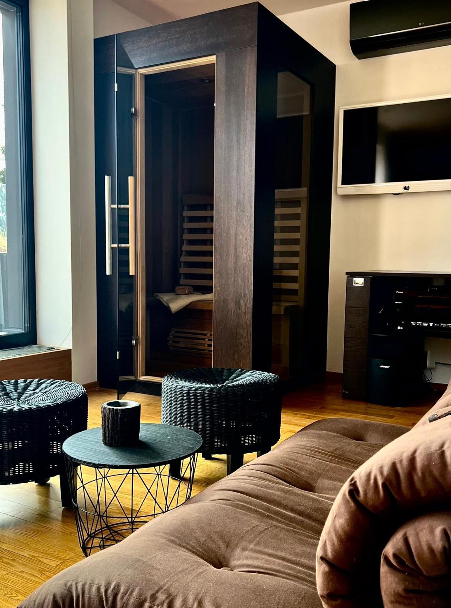 Apartman Se Saunou A Terasou S Vyhledem Na Брно Экстерьер фото