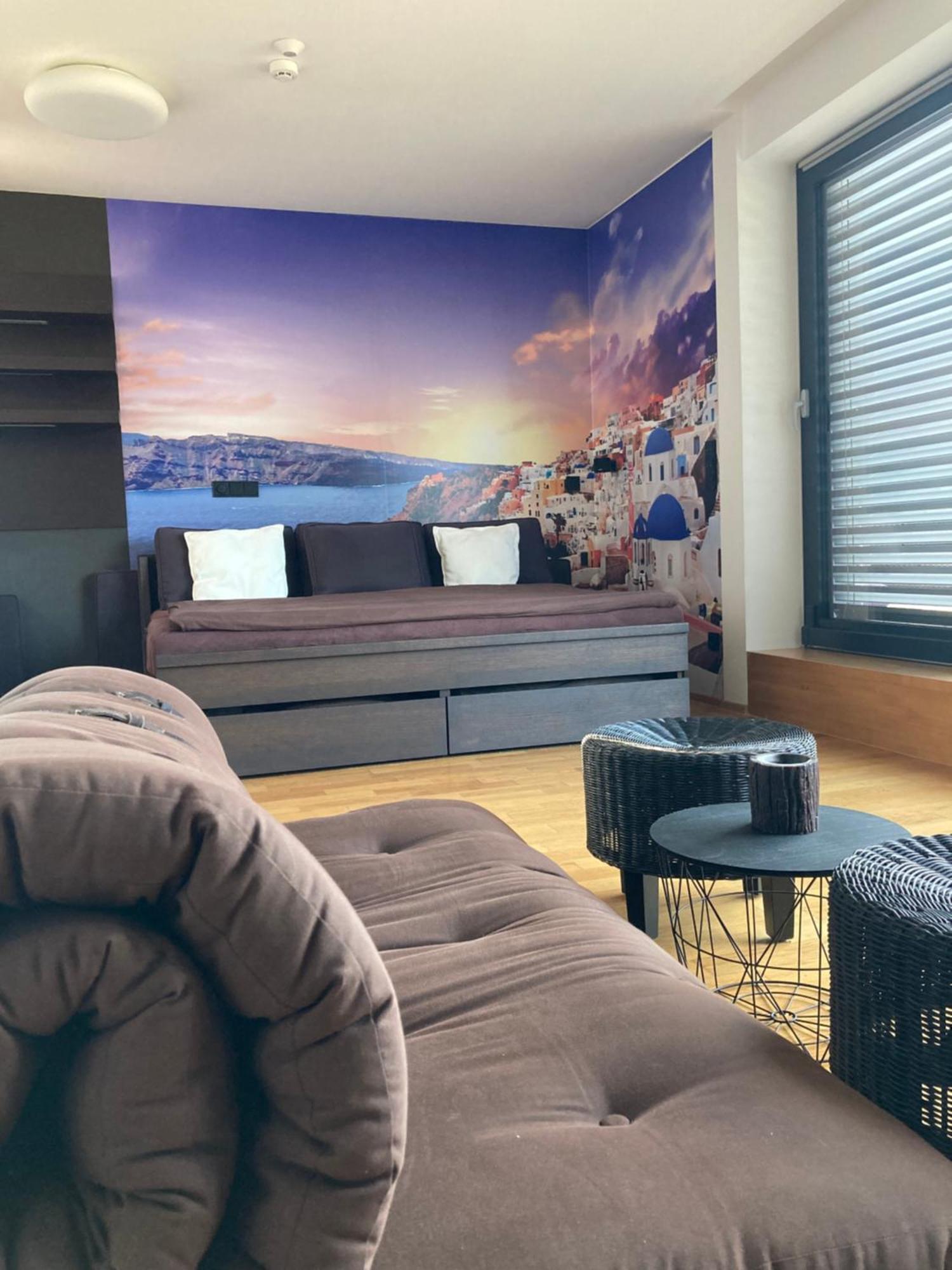 Apartman Se Saunou A Terasou S Vyhledem Na Брно Экстерьер фото