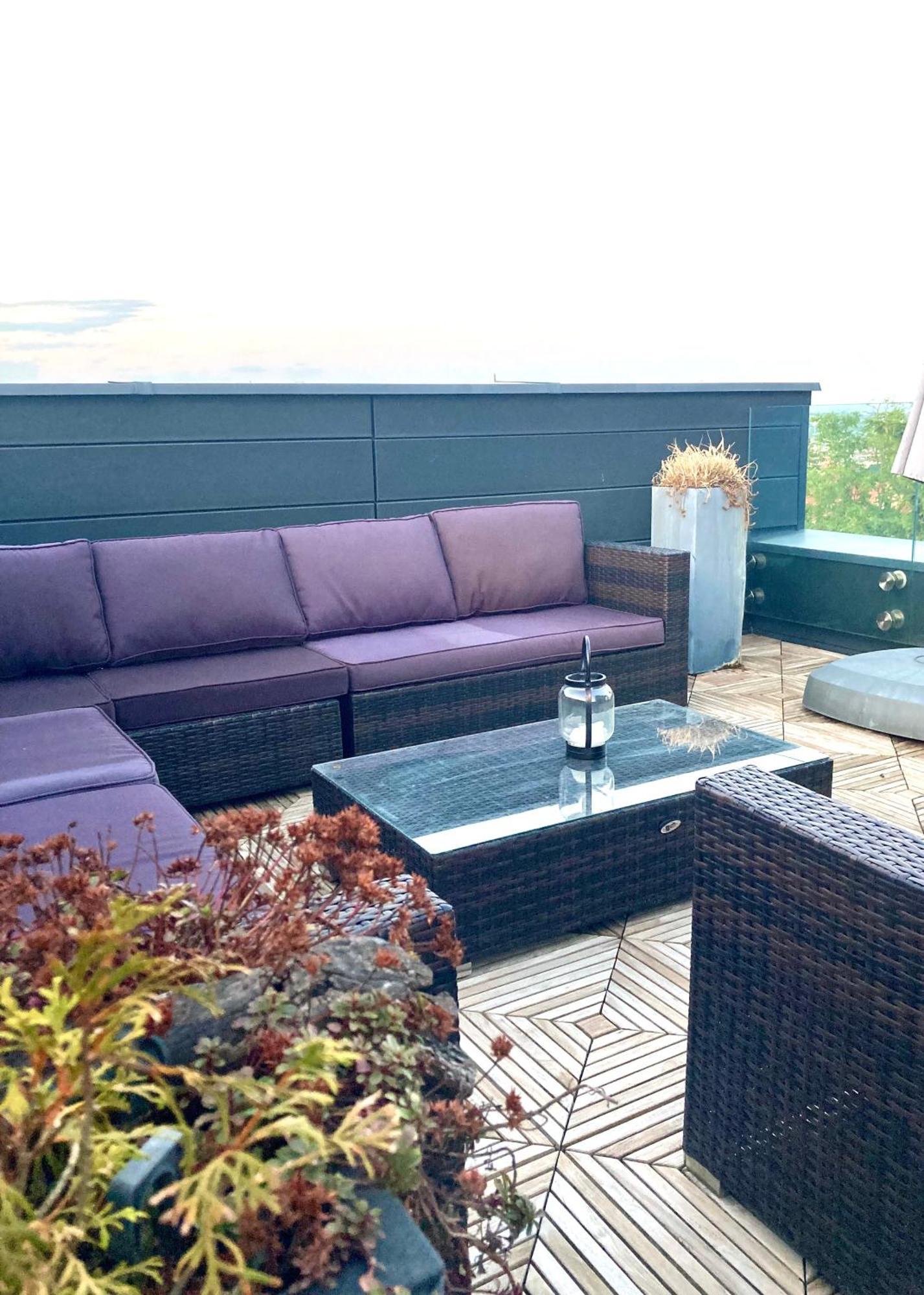 Apartman Se Saunou A Terasou S Vyhledem Na Брно Экстерьер фото